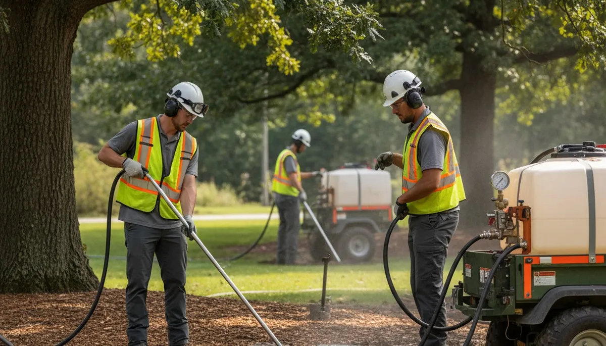 Tree fertilizer application service in Indianapolis, IN for healthier trees and stronger growth