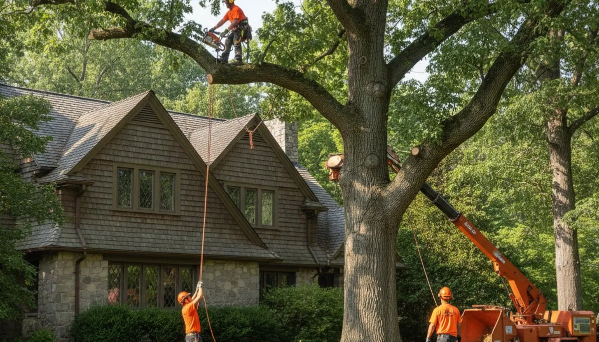 Tree service professionals in Indianapolis, IN providing expert tree trimming and care